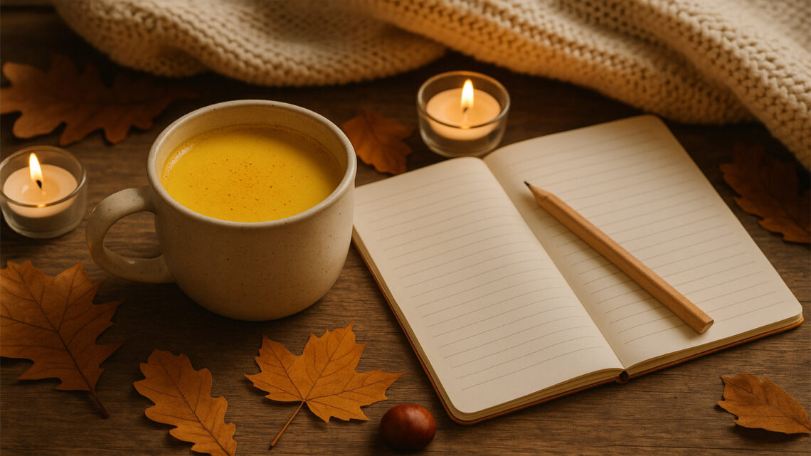 Goldene Milch und Notizbuch – kleine Rituale gegen den Herbstblues