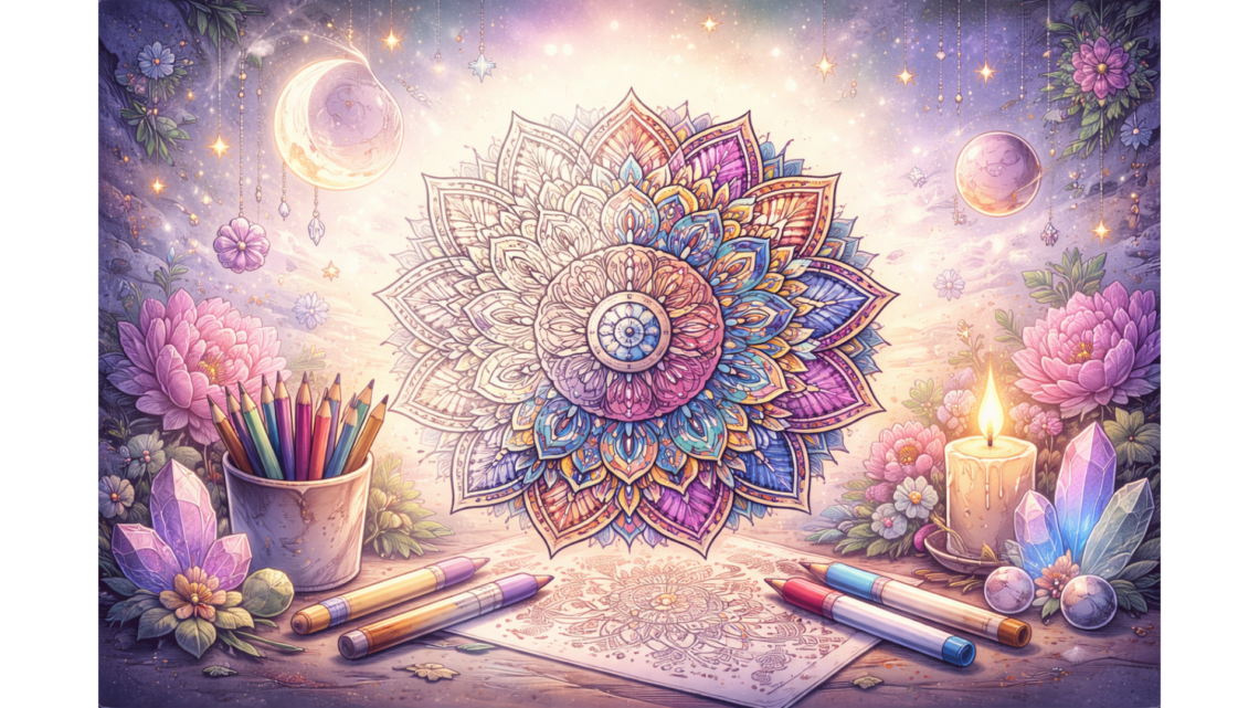 Malen zur Entspannung mit Mandala – kreative Auszeit